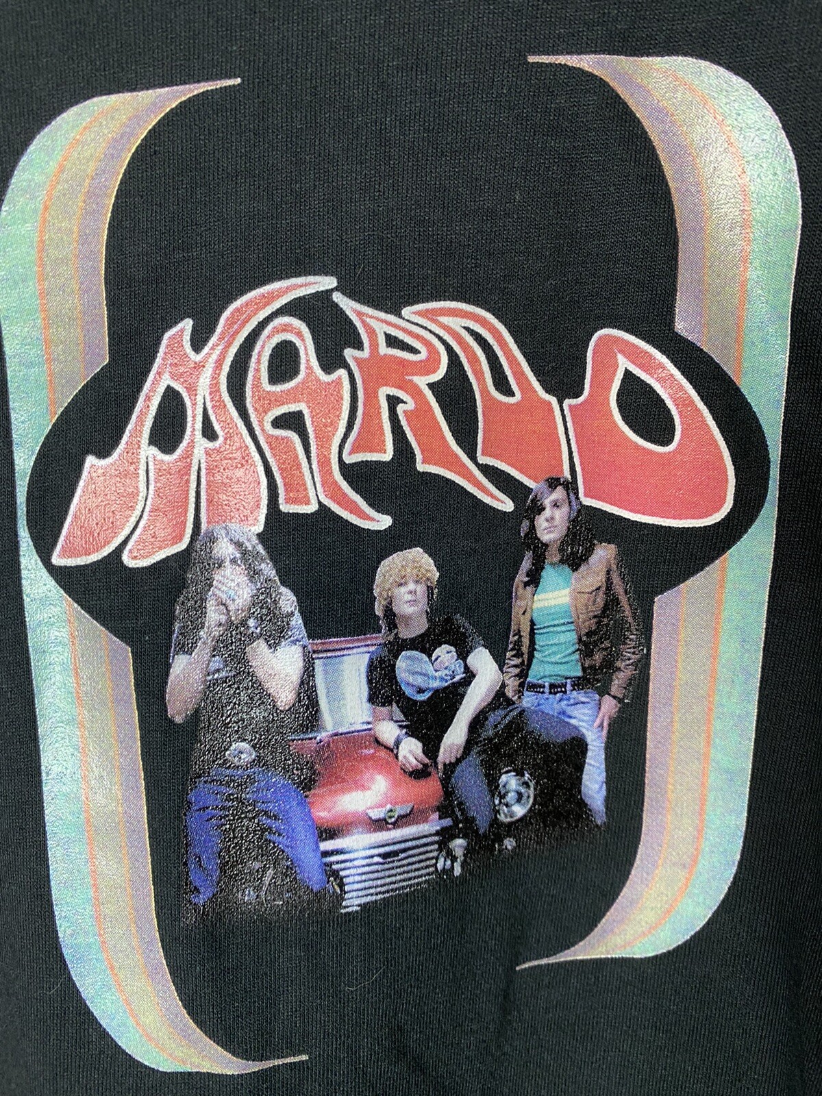 Mardo Band T-Shirt Men L Large Black Double Sided Preshrunk Never Washed/worn