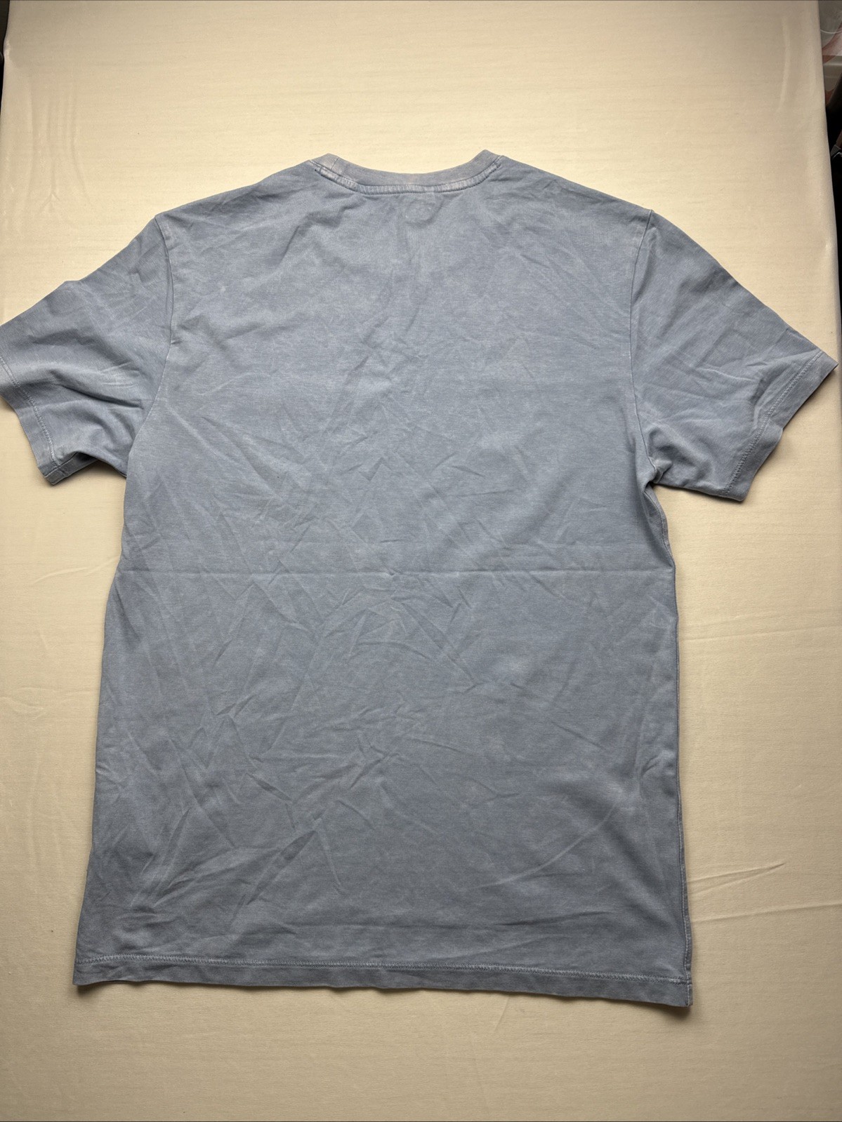 VRST Men's Essential Acid Wash Pocket Tee, Muted Denim, S gallery