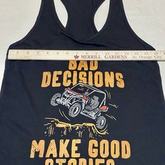 Bad Decisions Make Good Stories Made By Ideal Funny Design Tank Top Size L Men