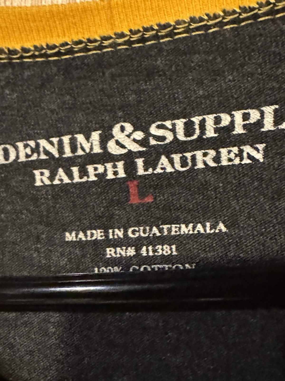 Denim & Supply Ralph Lauren L 2tone T-Shirt Ride America Motorcycle Graphic (N) gallery