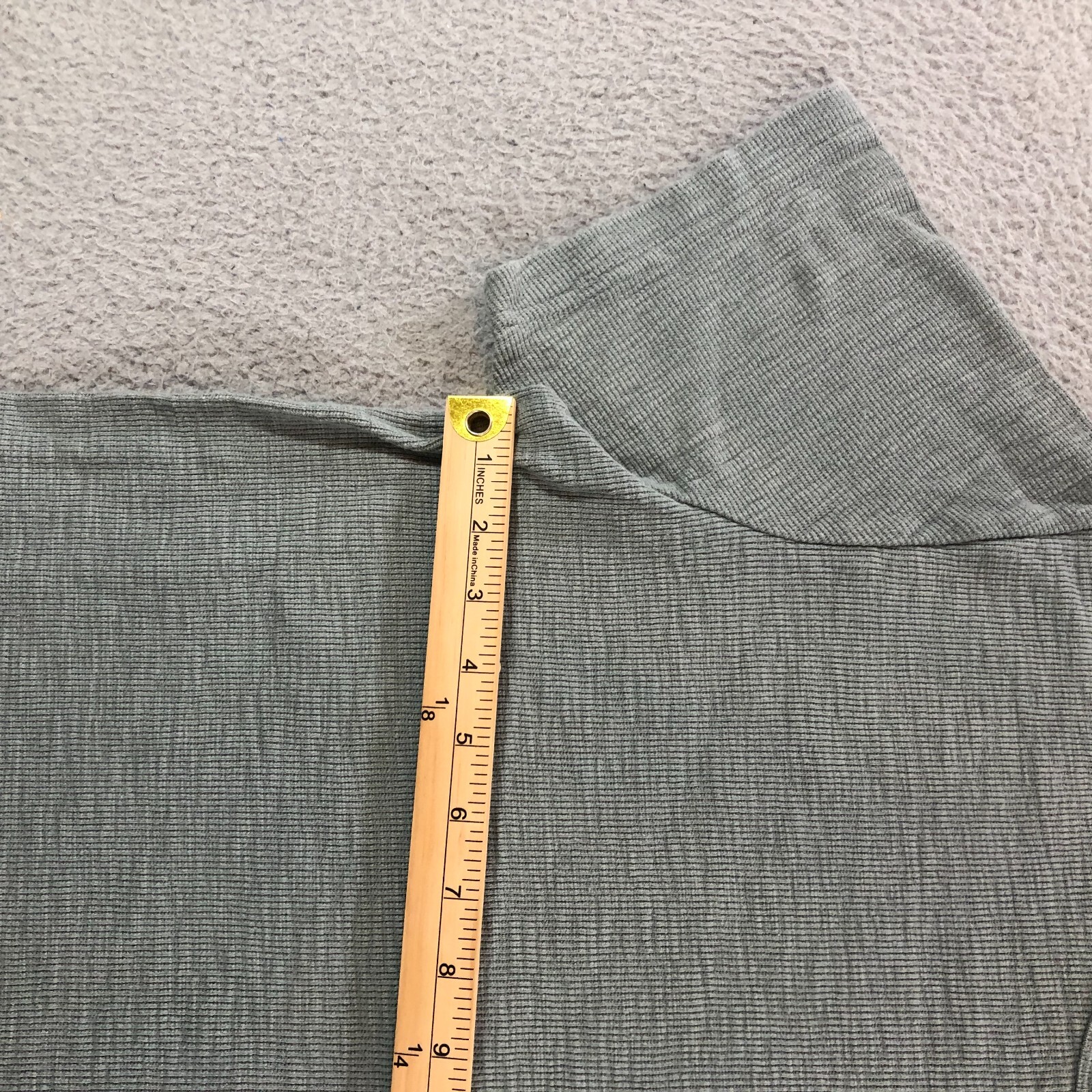 goldthreads T shirt mens L gray slate thick woven pocket tee gallery
