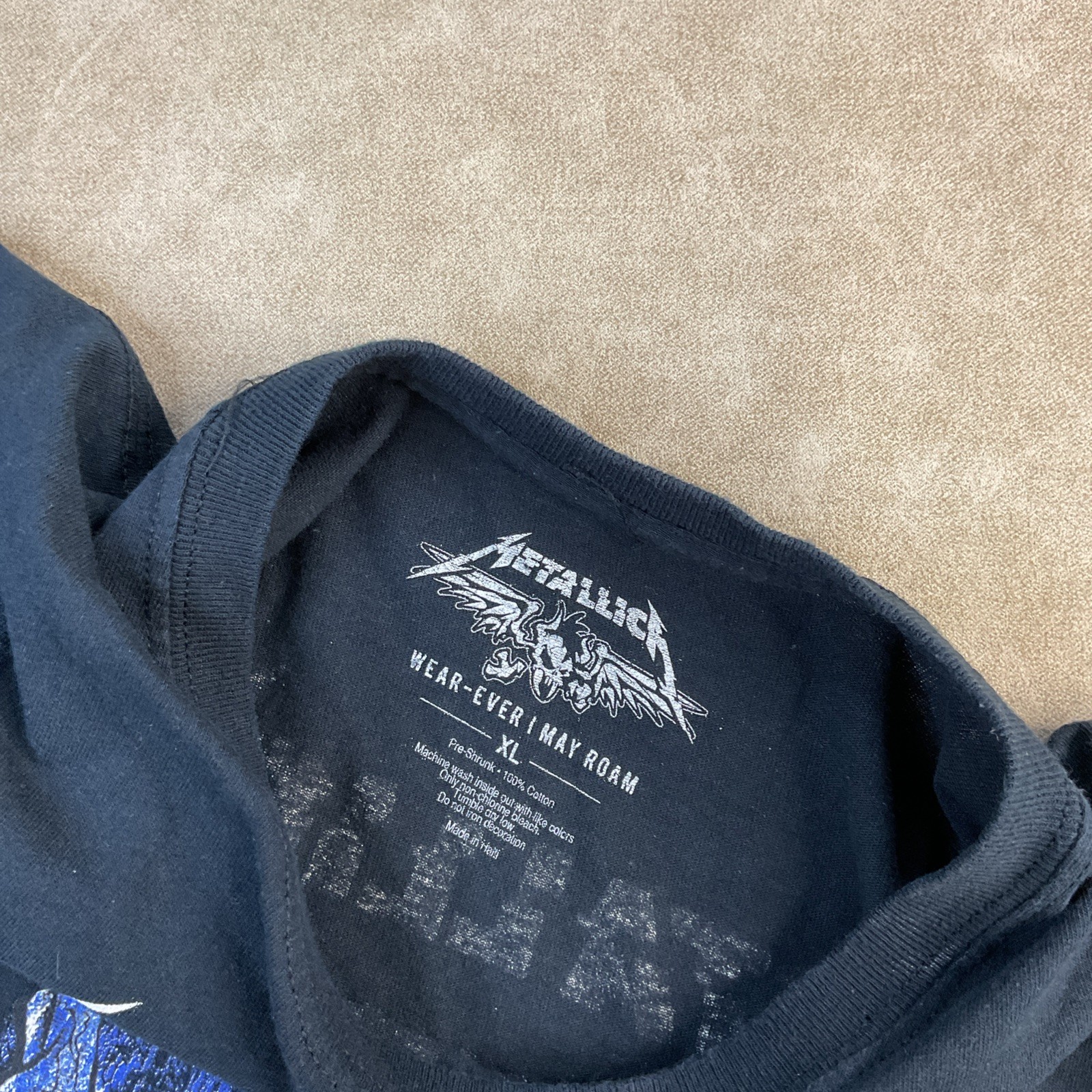 Metallica T-Shirt Men Sz XL Worldwired Tour 2017 VTG Y2K Orlando Double Sided gallery