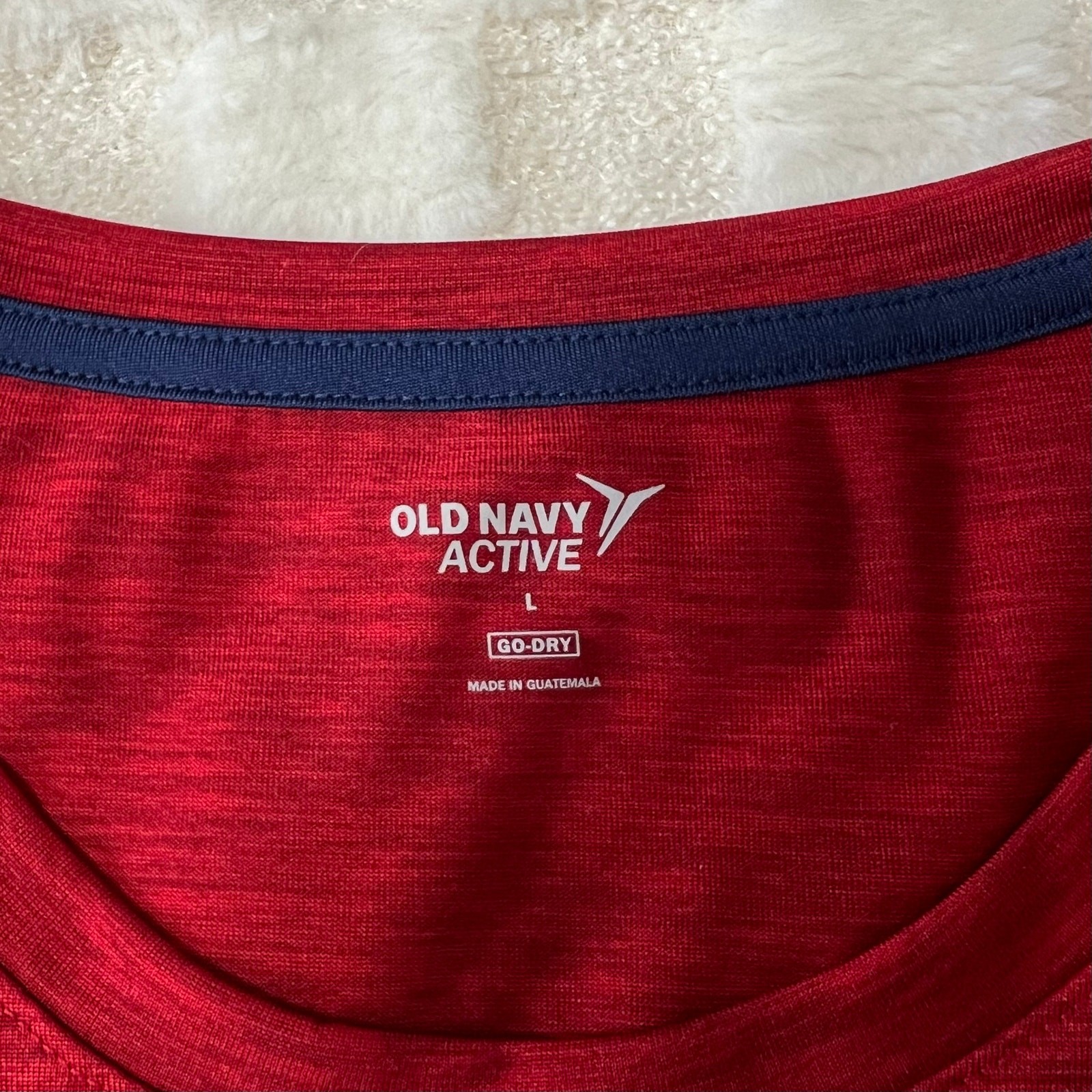 Old Navy Active USA Shirt Mens L Red Athletic Tee Go Dry Patriotic Graphic gallery