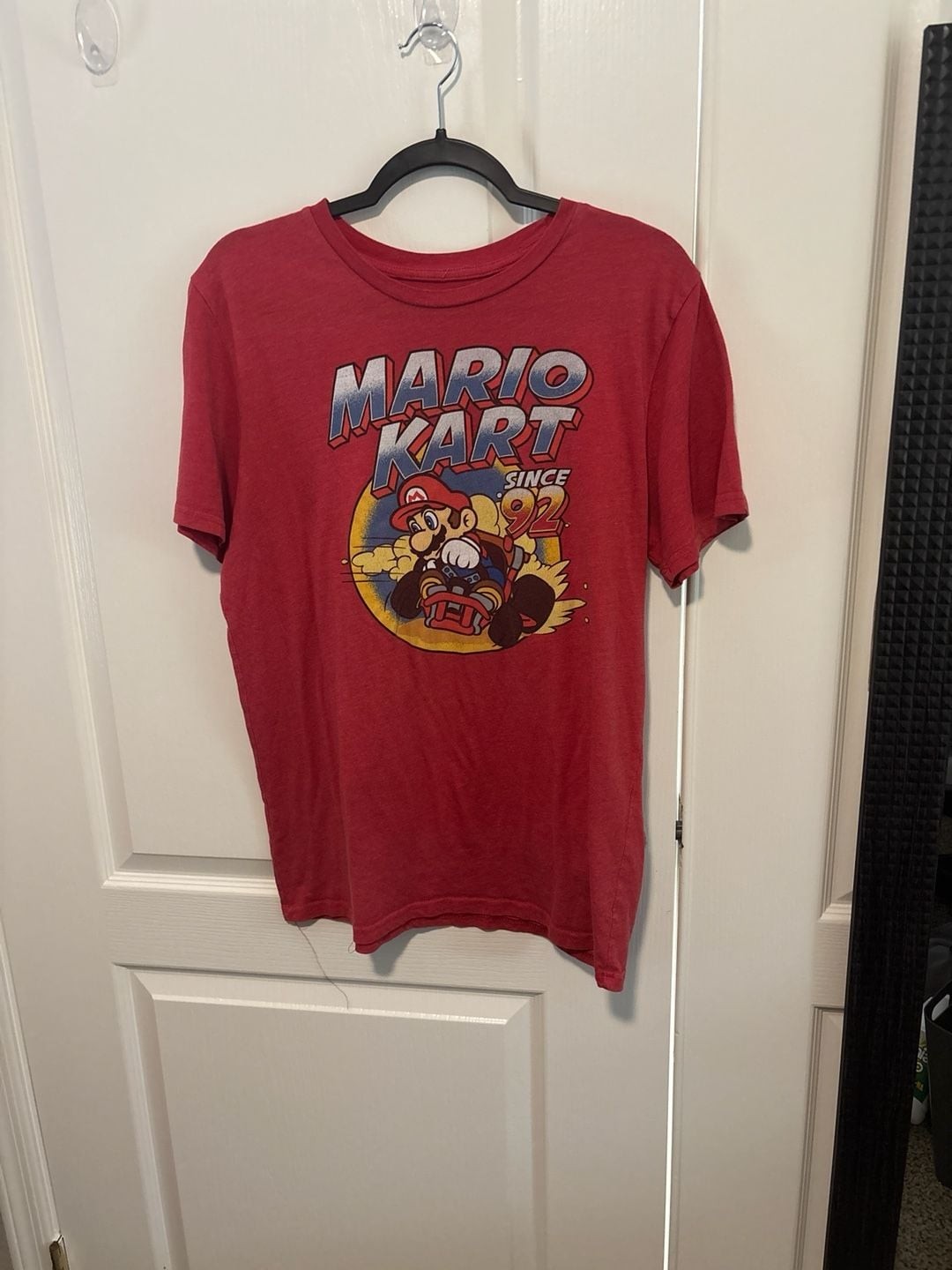 Seven Times Six Mario Kart 92 Retro T-Shirt, Men’s Large Cotton-Poly Blend – .co