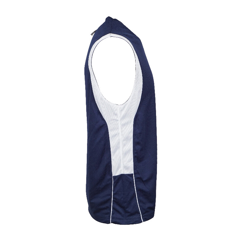 CHAMPION PERFORMANCE MENS V NECK ATHLETIC REVERSIBLE TANK WINE WHITE gallery