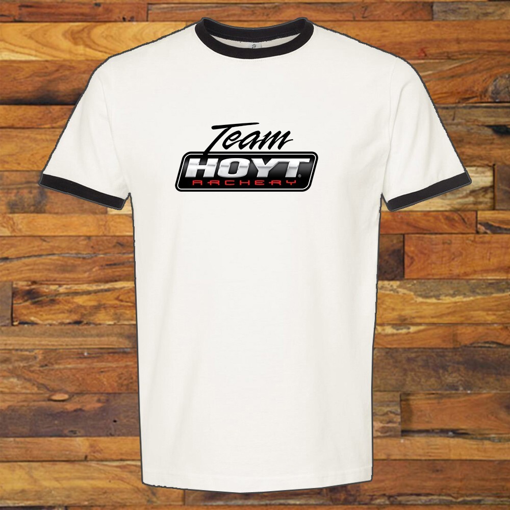 Team Hoyt Archery Hunting Hunter Men’s Black Ringer S-3XL