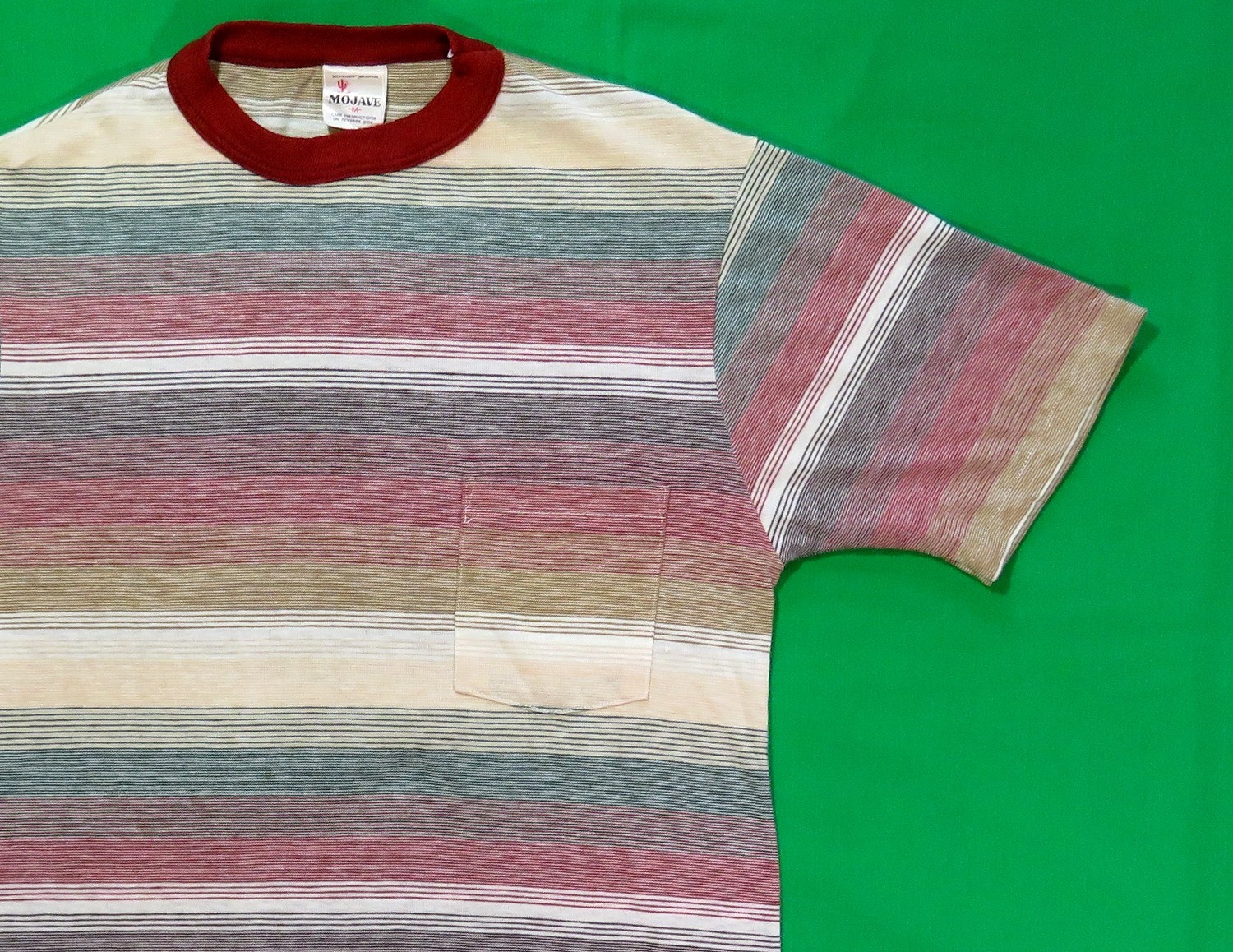 Mojave Vintage T Shirt 1970's Surf Beach Clothing Striped Hang Ten OP Esque gallery