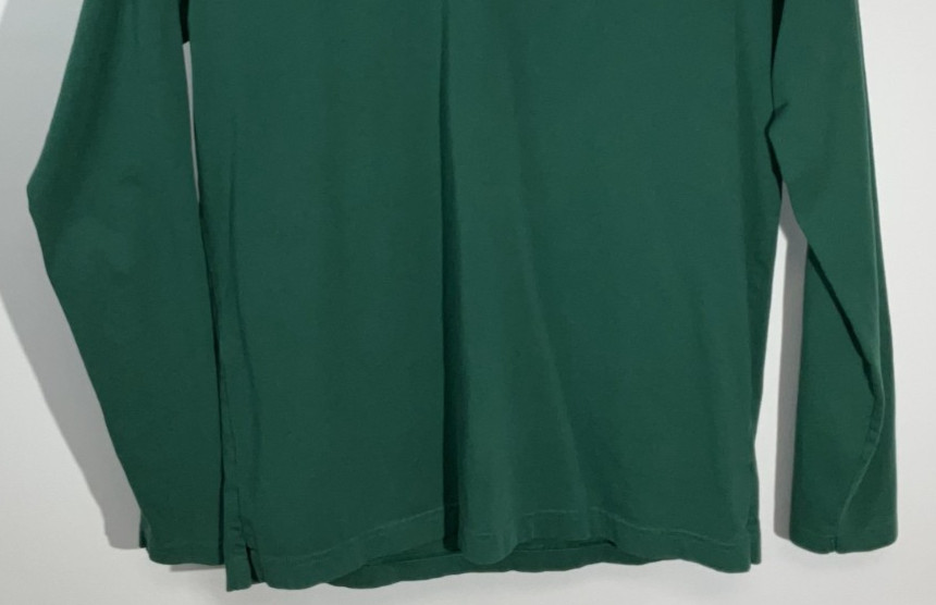 Apple Long Sleeve T-Shirt Men's Medium Green gallery