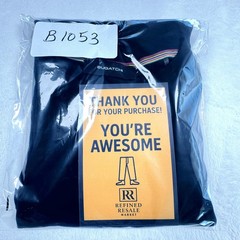 Bugatchi Shirt Mens Large Black Long Sleeve Crewneck Raglan Knit Solid Basic