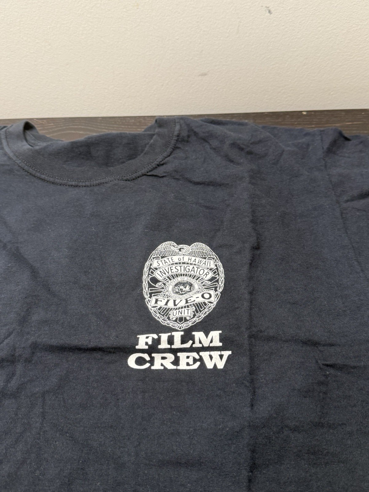 Hawaii Five-O Cast And Crew Film crew Mens Size Large Filmed In Hawaii Shirt gallery