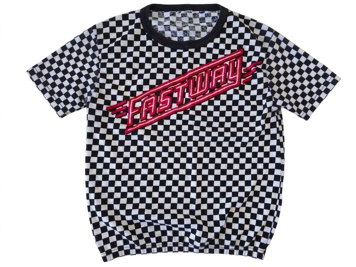 Fastway Checkered Print Concert Muscle 3D All Over print T-Shirt TS1085 gallery