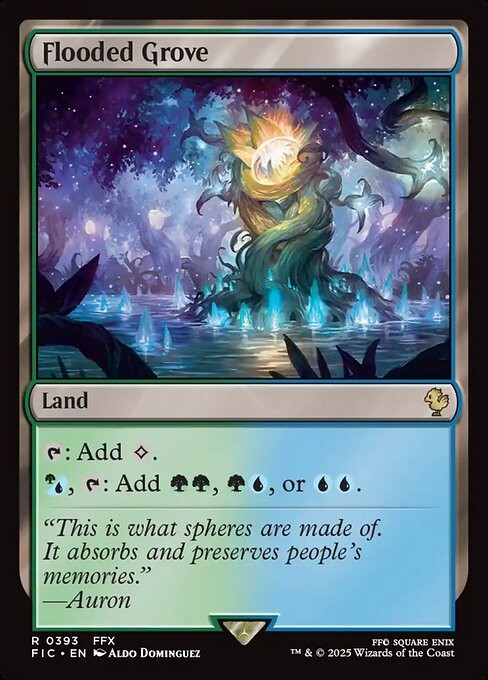 Flooded Grove 393 R Normal FIC MTG NM