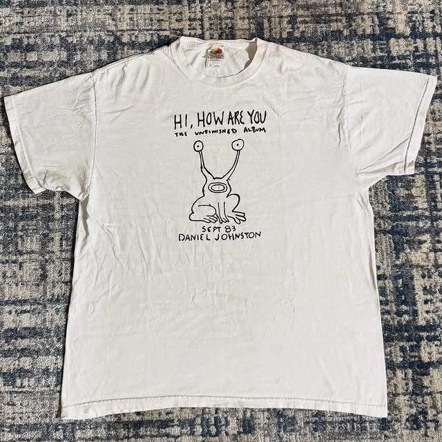 2000s DANIEL JOHNSTON CONCERT Vintage T-Shirt Reprint