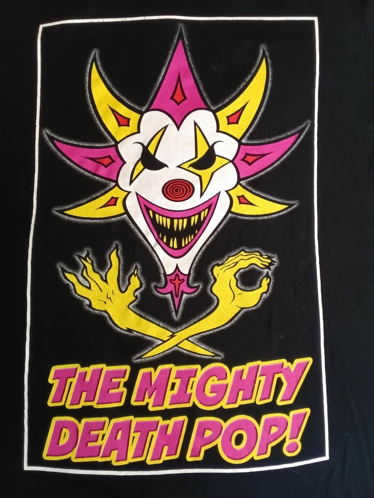 ICP Insane Clown Pop Threads Black The Mighty Death Pop T-shirt L