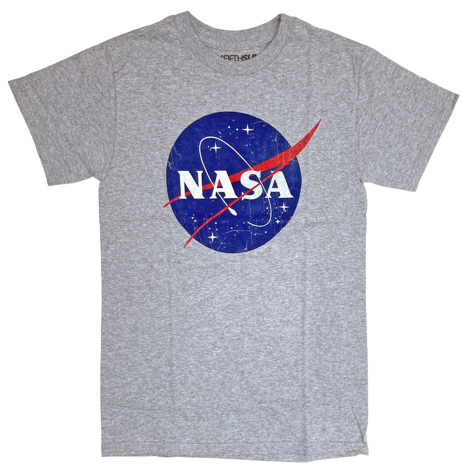 NASA Logo Men's Graphic Grey Heather T-Shirt New Officially Licensed Fifth Sun gallery