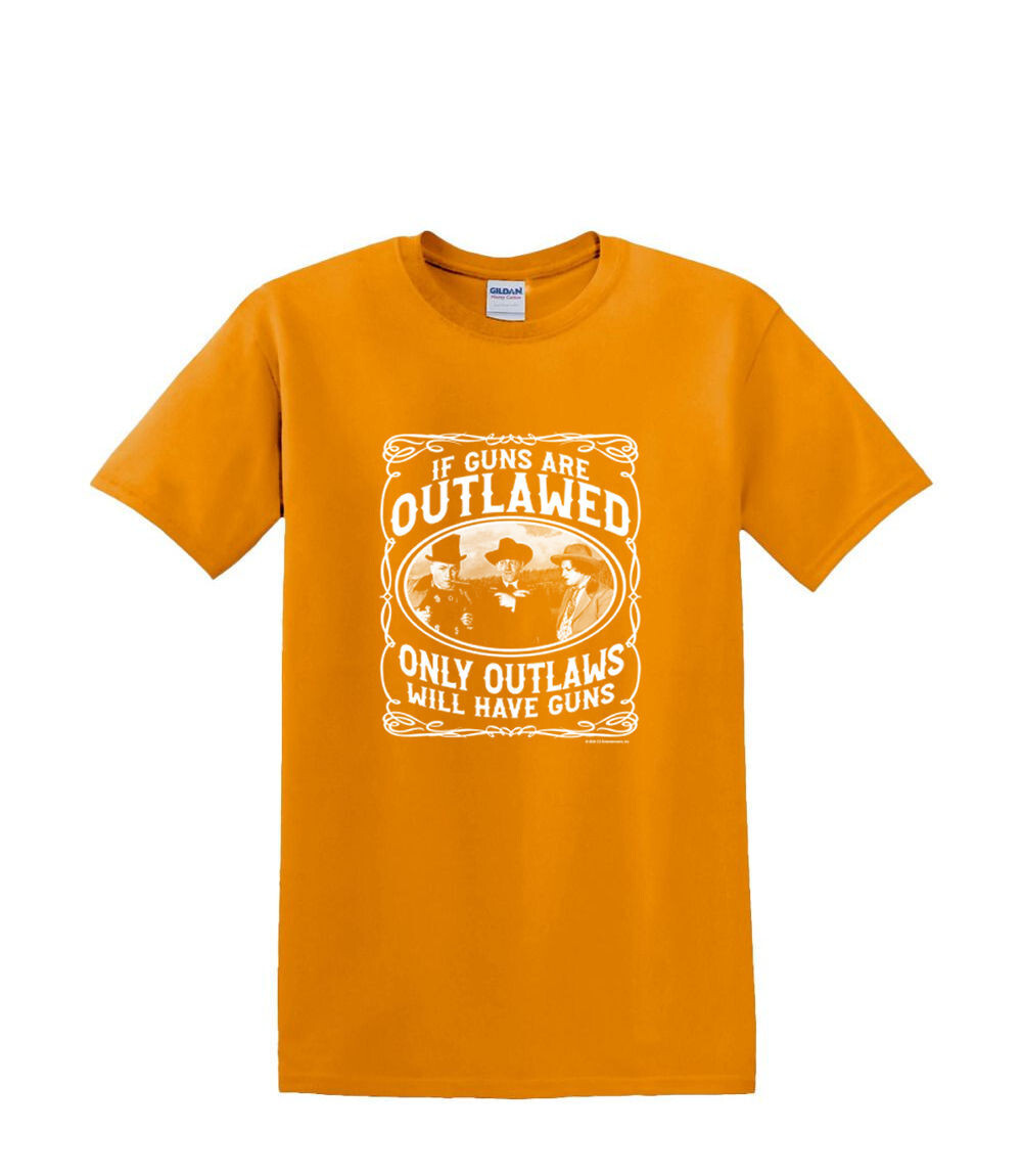 T-Shirt S to 2XL 3XL - THREE STOOGES OUTLAWS - HUMOR FUNNY MOE CURLY SHEMP LARRY gallery