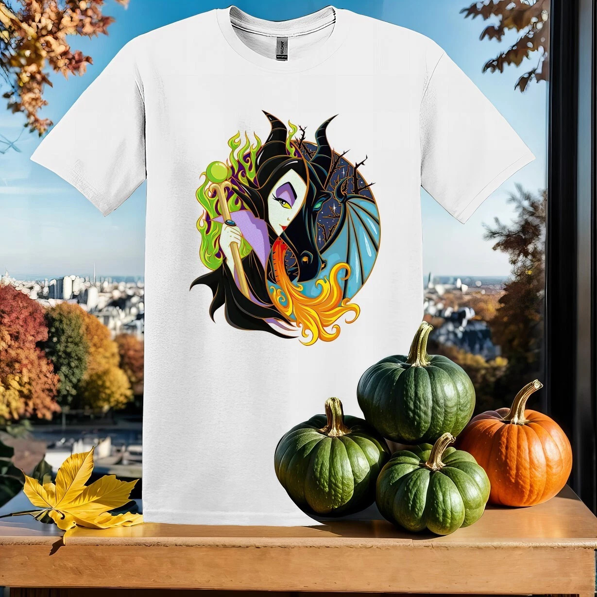 Disney Villains Maleficent Men Women Unisex T-shirt Gift For Friends gallery