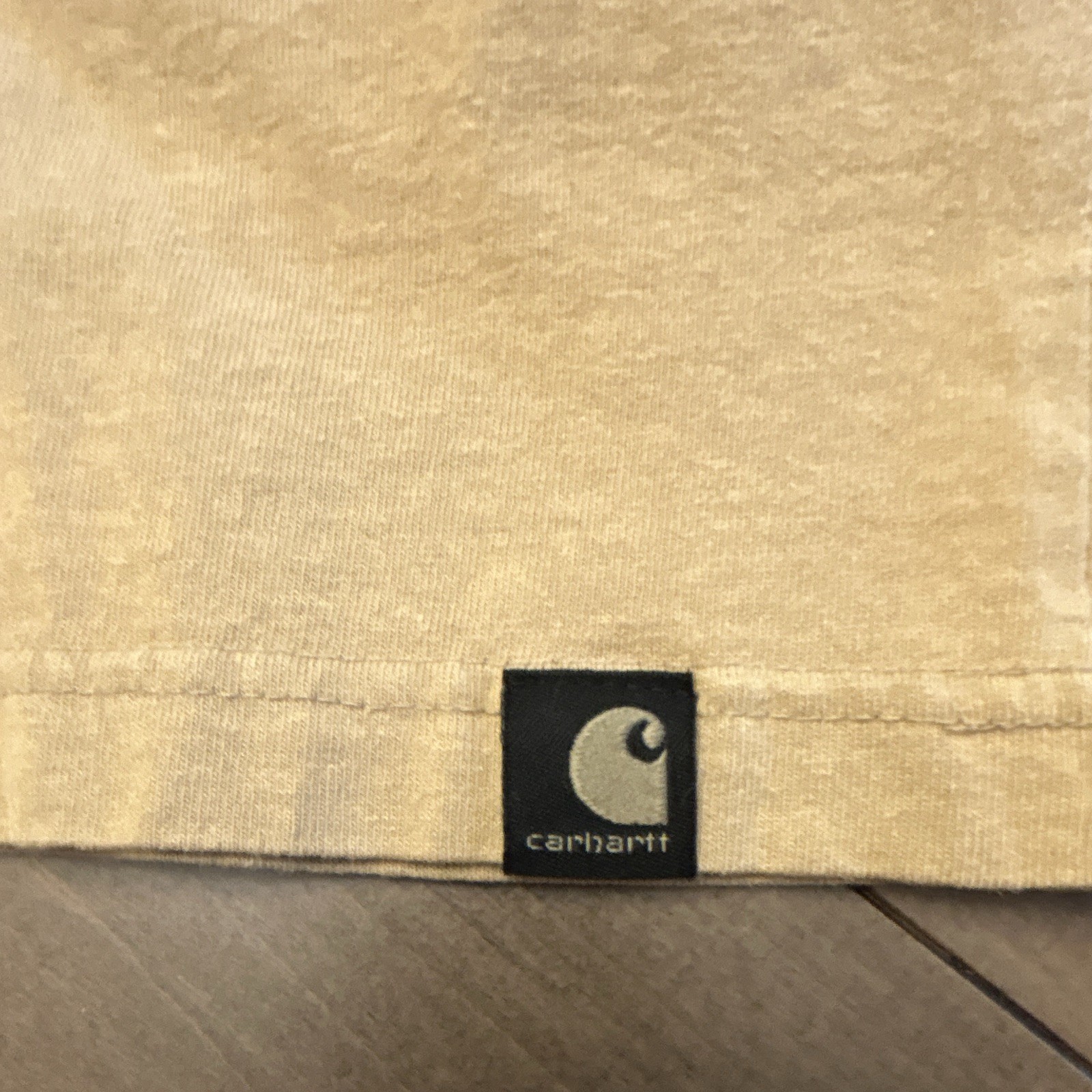 Carhartt Men's 2XL Loose Fit Beige Graphic Print Logo Tee Short Sleeve Camo gallery