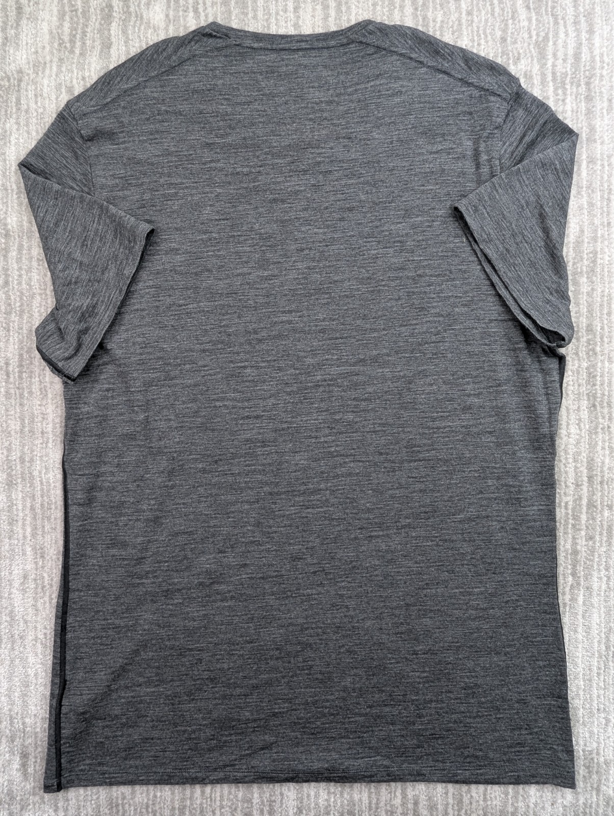 Icebreaker Wool Shirt Men's Large Gray Wool Nylon Outdoor Pullover Base Layer gallery