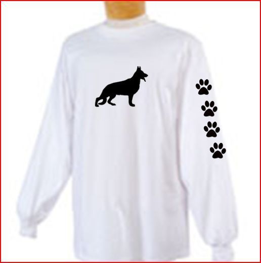 GERMAN SHEPHERD T-SHIRT ~PAW SLEEVES **Free Shipping** gallery