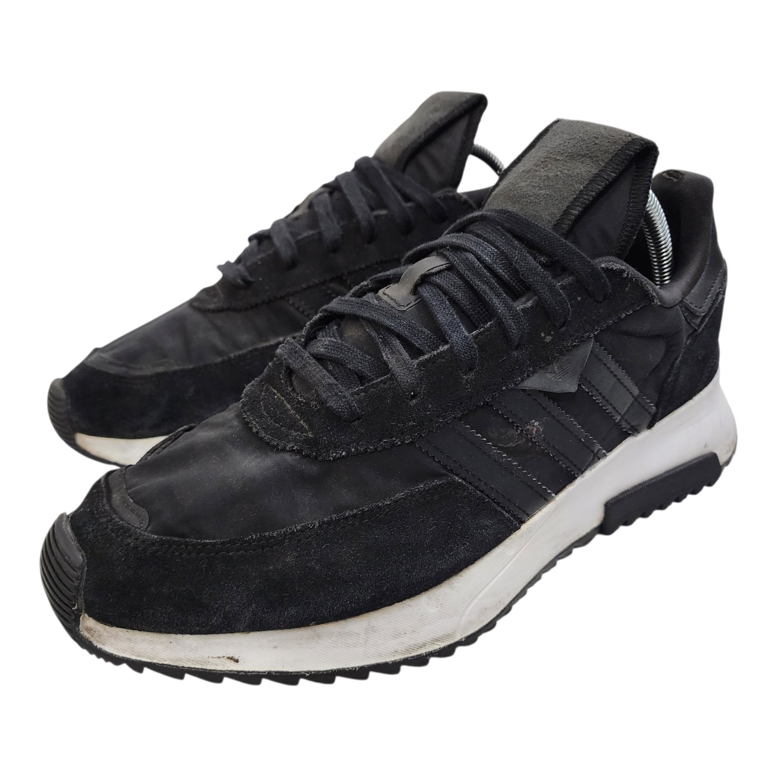 ADIDAS Shoes RETROPY F2 Mens Size 11 Core Black White Athletic Sneaker GW5472