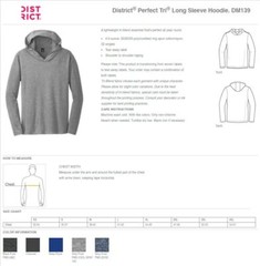Ink Stitch Design Your Own Custom Printed Men Triblend Hoodie T-shirts