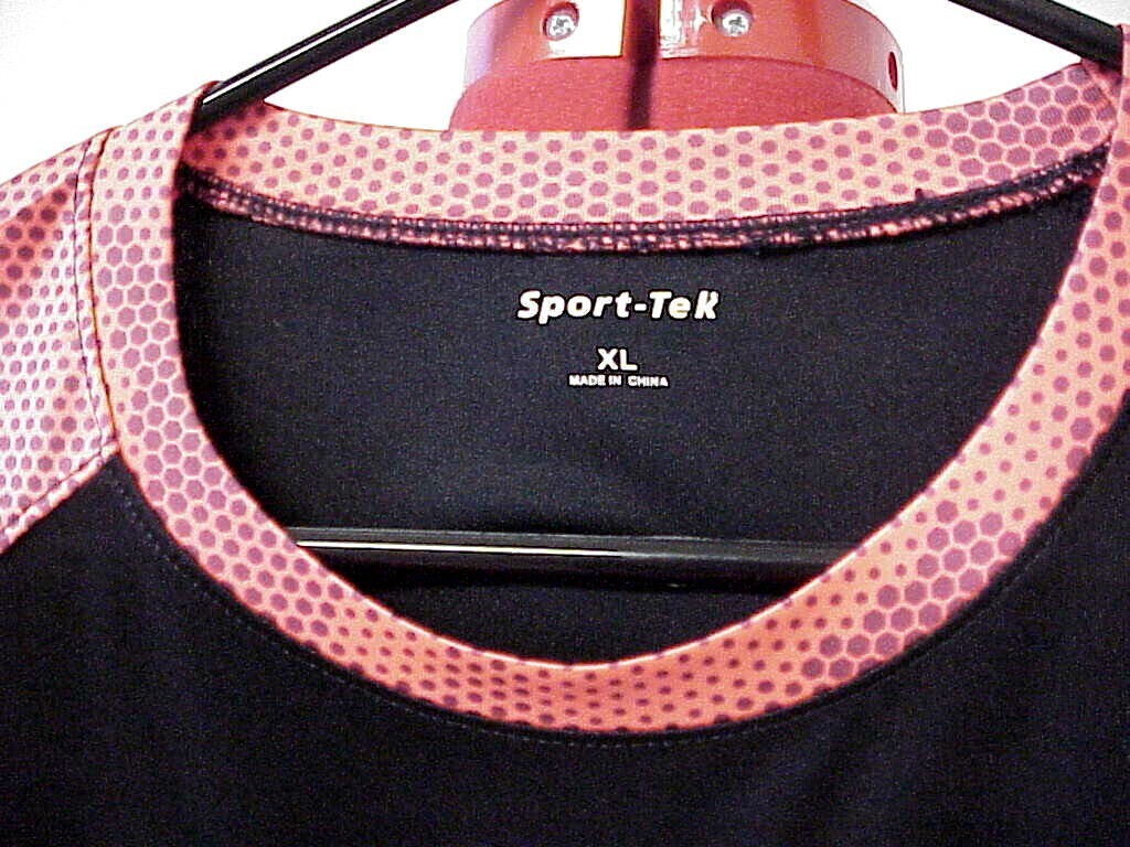 SPORT-TEK I B PRO FUN TW ELECTRIC #8 JERSEY SHIRT SIZE X-LARGE BLACK & ORANGE gallery