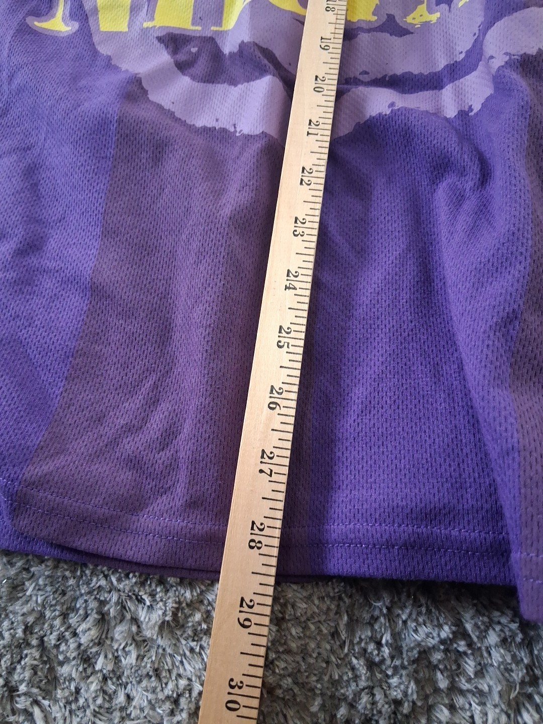 Nirvana In Utero "91" Purple Soccer Jersey Size XL Kurt Cobain Grunge Wear NWT gallery