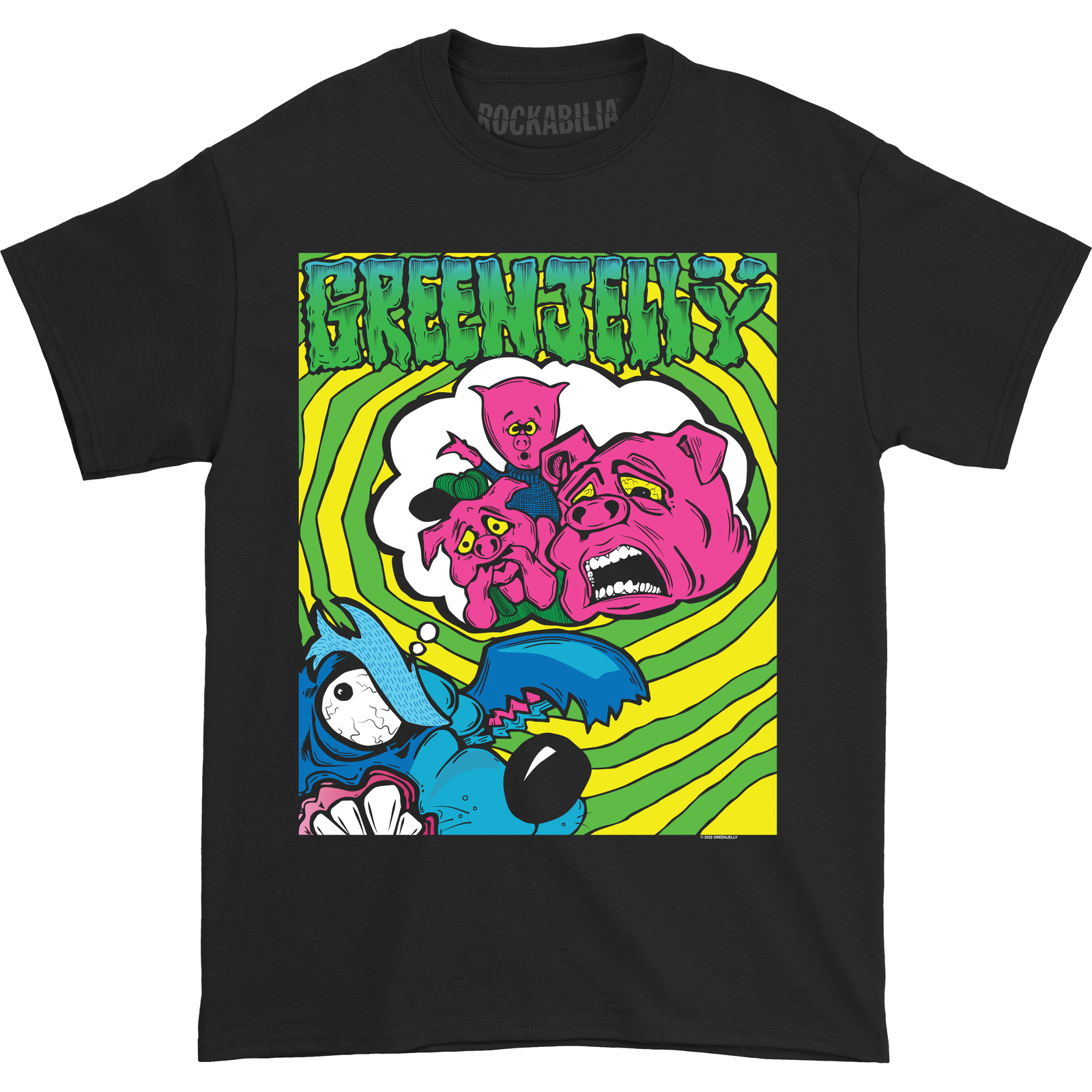 Men's Green Jelly Three Little Pigs/"duh" tour 1993 (Rockabilia Exclusive) gallery
