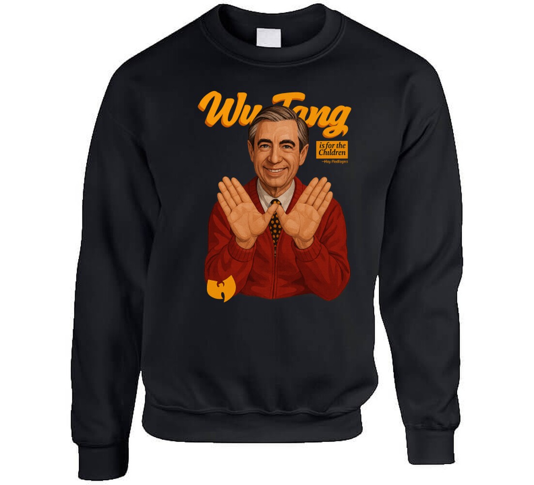 Wu-tang Is For The Children Mr Rogers Funny Parody T Shirt gallery