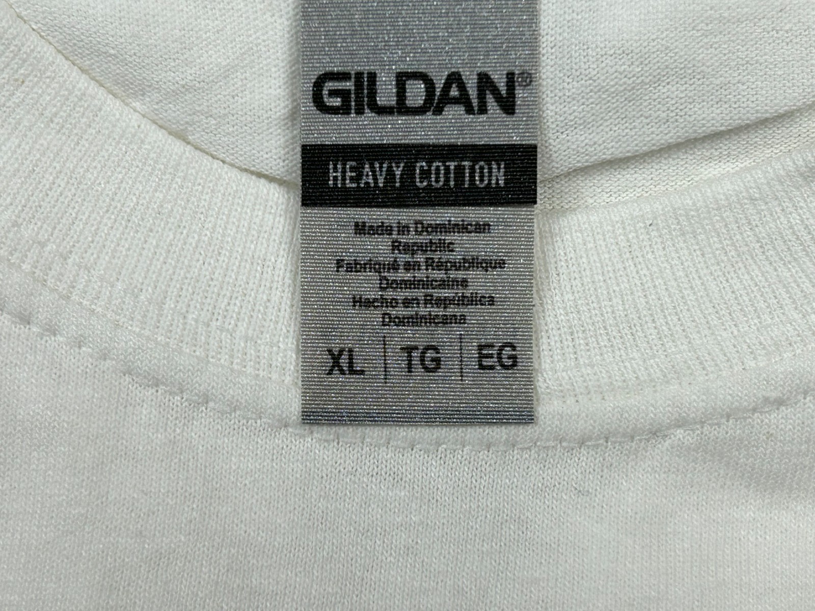 6PACK Gildan Solid White Heavy Cotton Short Sleeve Blank Tee Shirt Sz_XL gallery