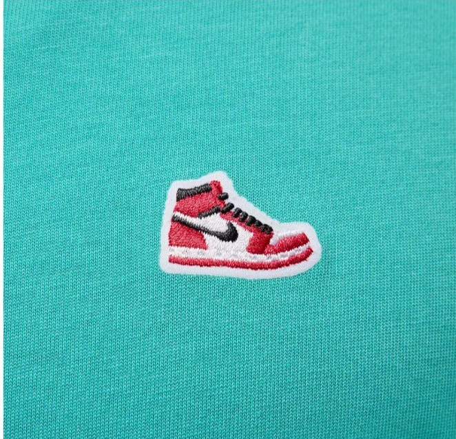 NEW 45$ Jordan Teal sneaker shirt SIZE XL gallery