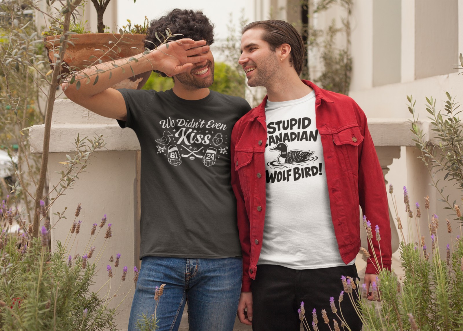 We Didnt Even Kiss - Comfort Colors heated rivalry cute gay tv show S-4x T-shirt gallery