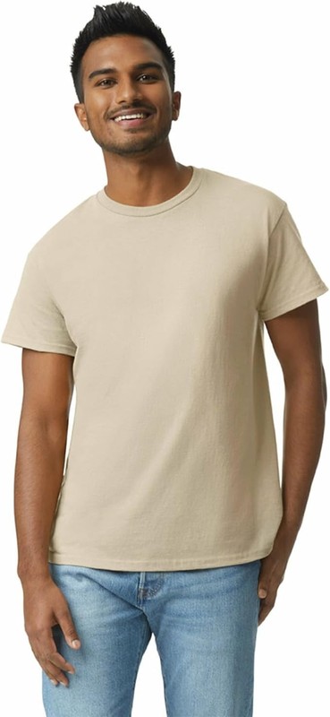 Gildan (5-pack) Bulk Solid Ultra Cotton Short Sleeve Blank Tee T-Shirt SAND gallery