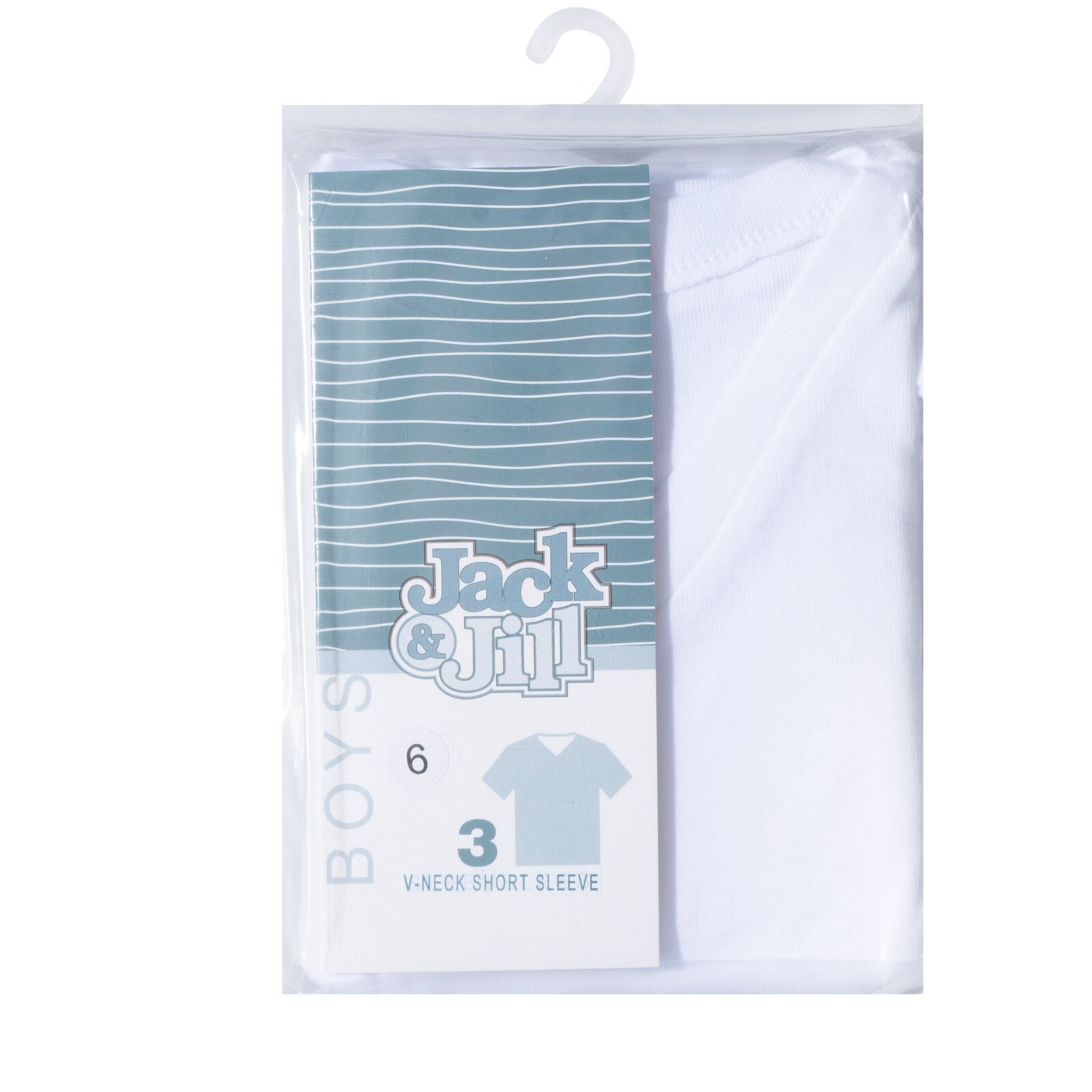 Jack and Jill Boys V-Neck Short Sleeve, High-Quality Cotton Ultra Soft Fabric gallery
