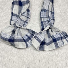 Ralph Lauren Linen Madras Check Long Sleeve Shirt with Pony Embroidery Blue/Whi