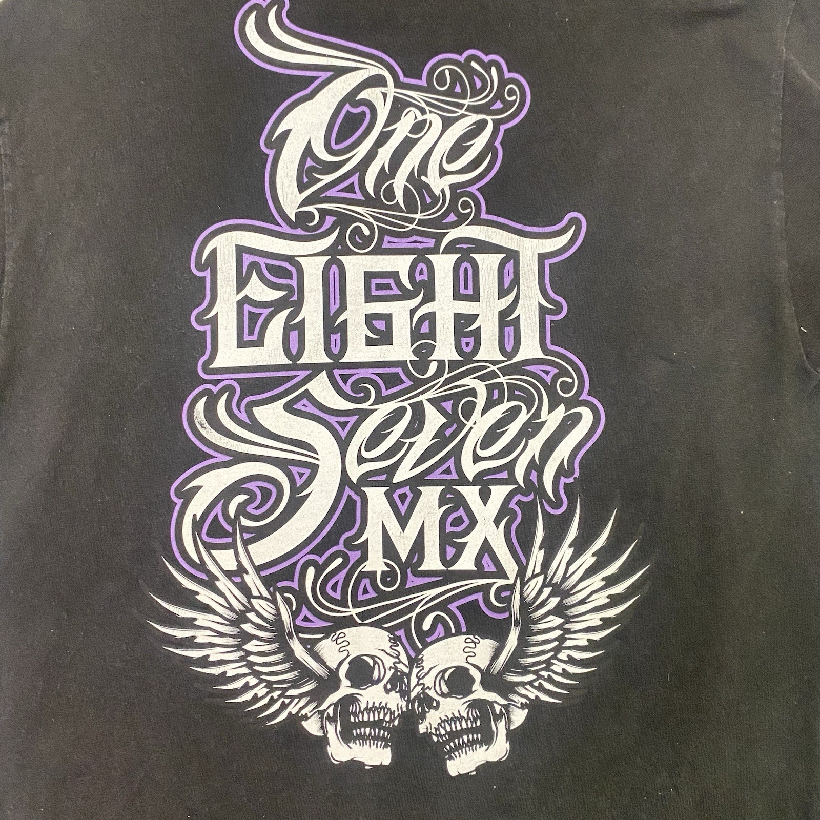 187 Inc T-Shirt Mens Medium One Eight Seven MX Secret Society Skeleton gallery