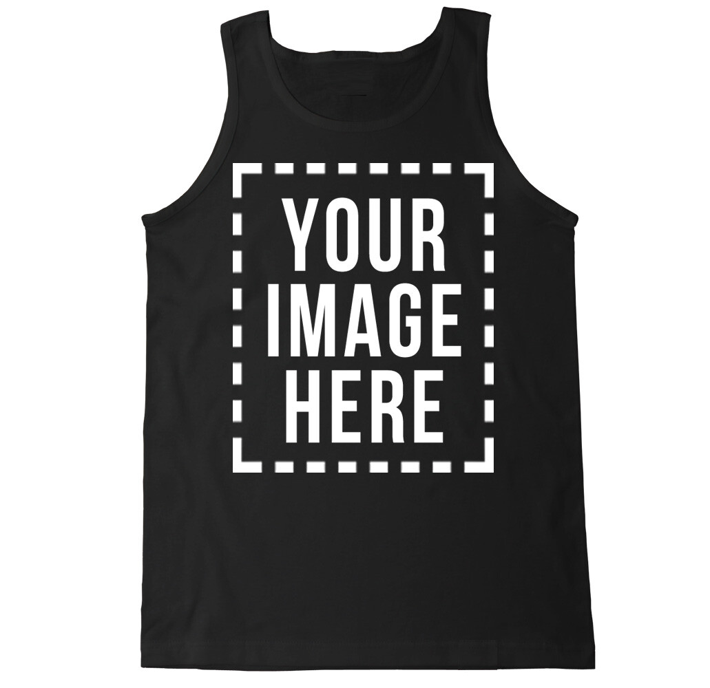 CUSTOMIZED SHIRTS IMAGE PHOTO DTG PRINTING DIRECT TO GARMENT MENS TANK TOP gallery