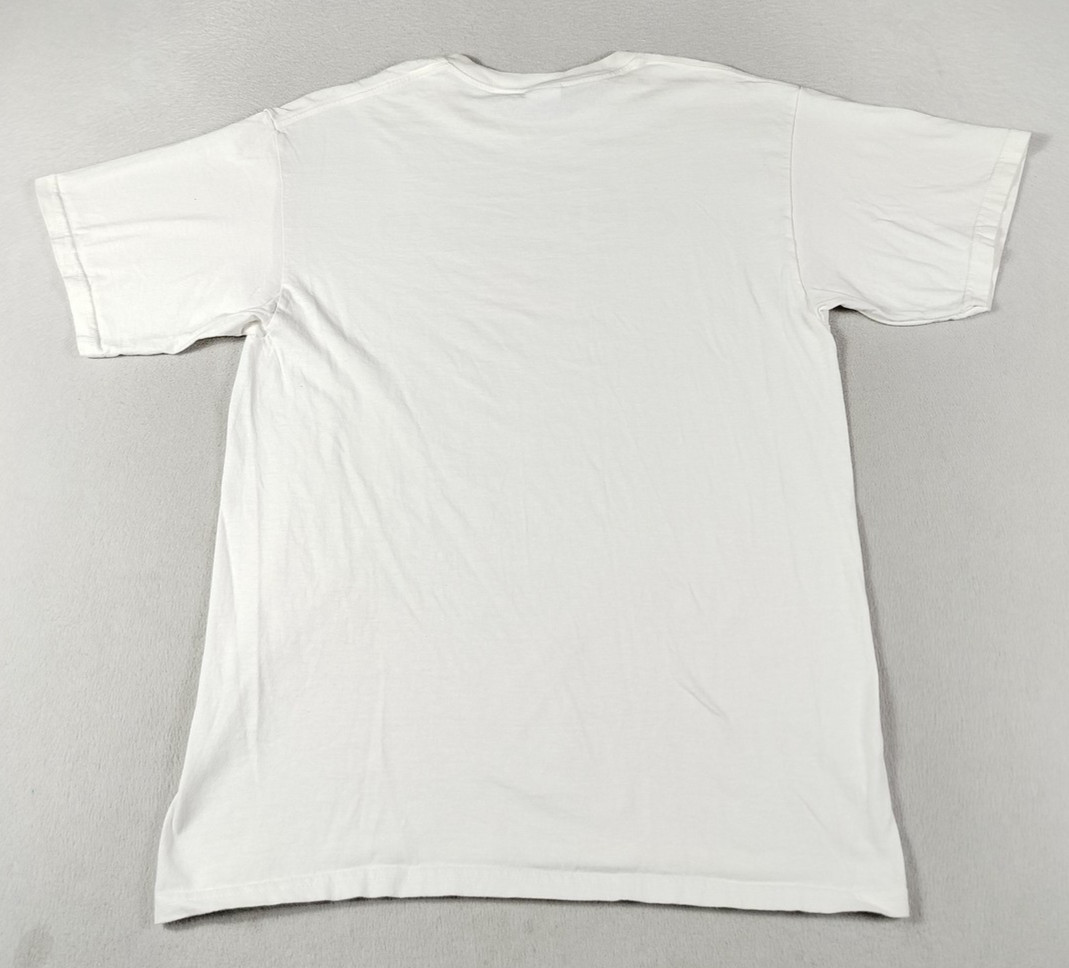 Gildan Chicago Shirt Mens Large White Illinois USA Flag Graphic Tee Patriotic gallery