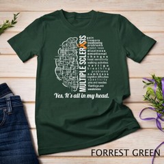 Multiple Sclerosis Awareness MS Survivor Head Warrior Unisex T-shirt