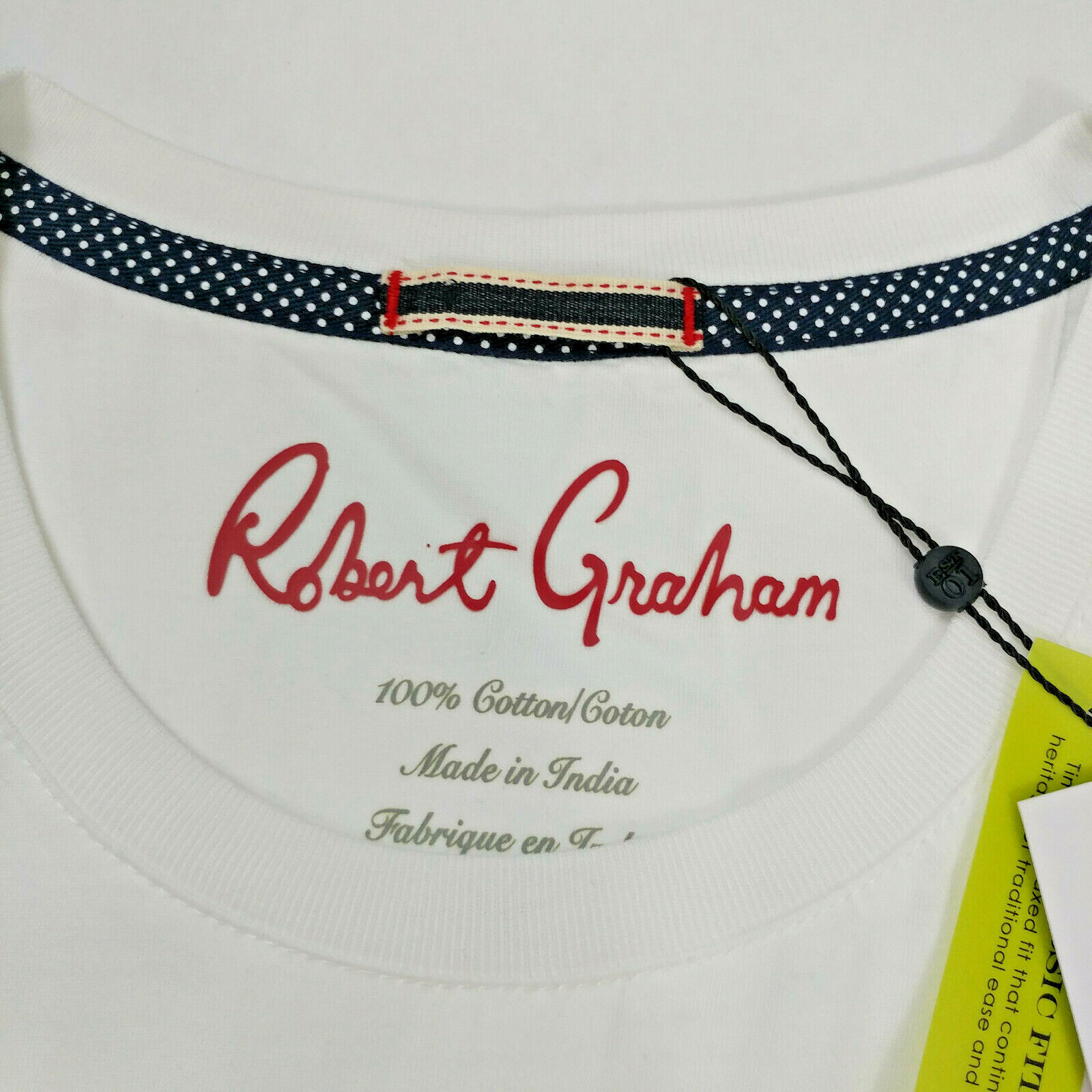 Robert Graham Men's Rio Grande Skull White Short Sleeve T-Shirt Size M L gallery