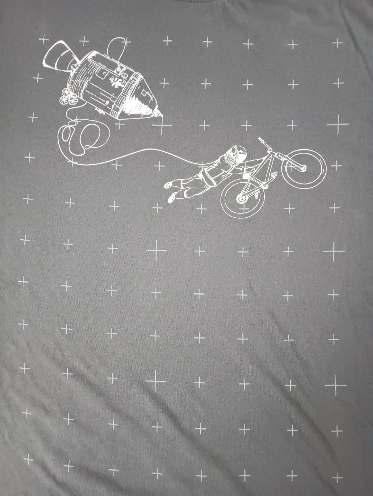 Pearl Izumi Graphic T Shirt adult Medium Gray bicycle astronaut gallery