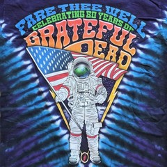 Grateful Dead Fare Thee Well Standing On The Moon Small T-Shirt Brand New Garcia