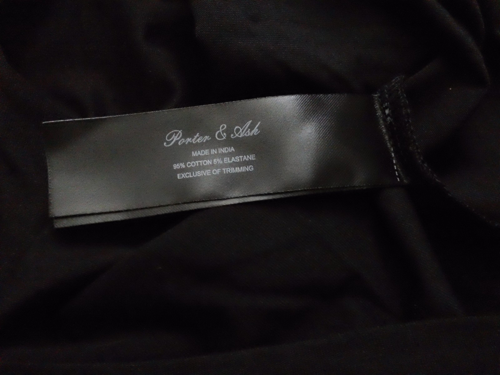 NWT Men's Medium Porter & Ash S/S Black Performance Comfort Stretch T-Shirt gallery