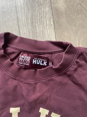 Darc Sport Hero Elite Marvel Hulk Graphic Tee XL Burgundy