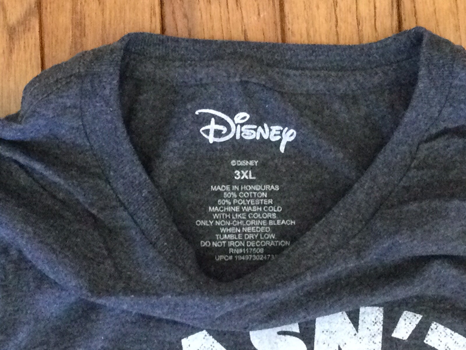 New Disney Pinocchio it Wasnt Me Men’s Gray Tee T-shirt Shirt Sz 3XL (54-56) gallery