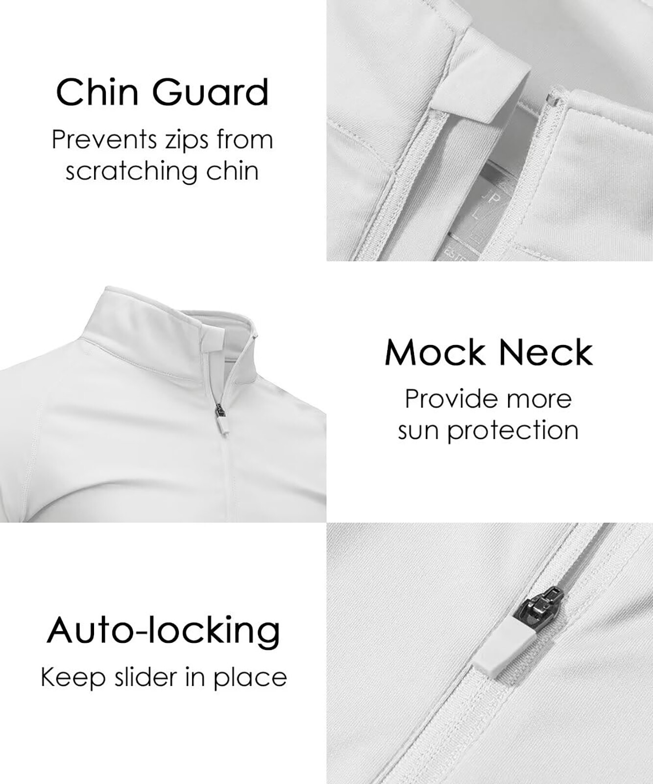 UPF 50+ Mens Long Sleeve T-Shirt 1/4 Zip Sun Shirt Quick Dry Fishing Hiking Tops gallery