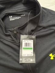 NEW Under Armour UA Tech 1/2 Zip Moisture Wicking Shirt 1328495 Men’s Size Large