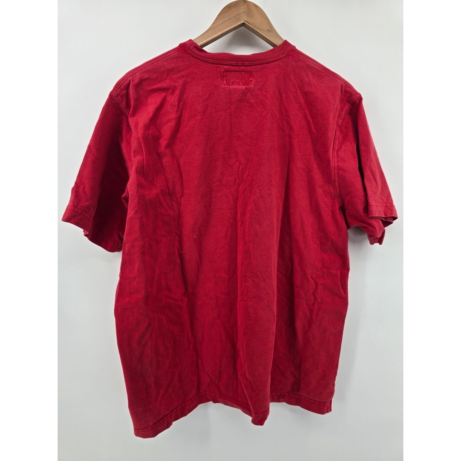 Abercrombie & Fitch T-Shirt Mens XL Red Y2K Logo 08 Graphic Short Sleeve Cotton gallery