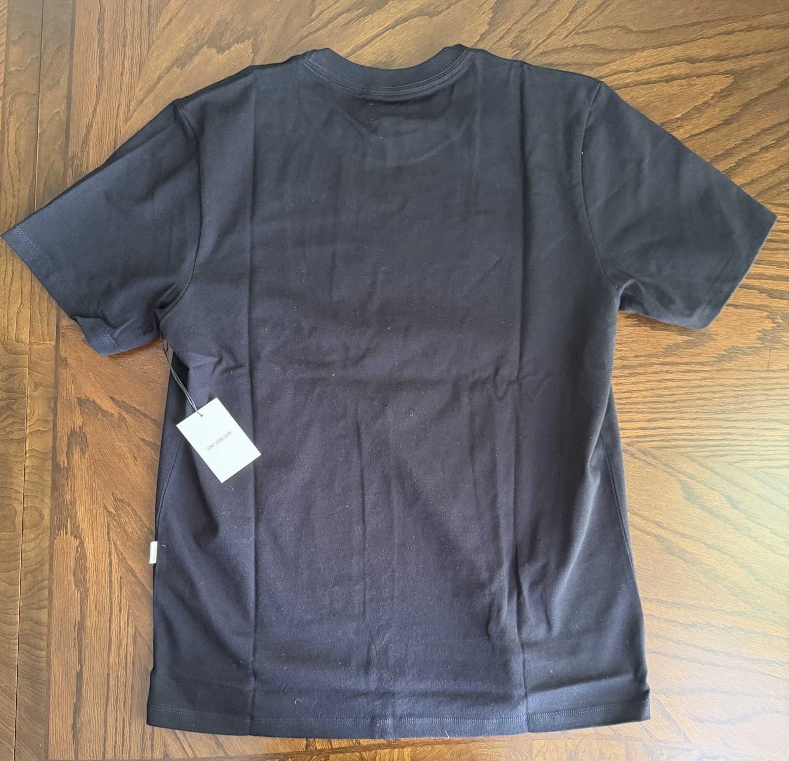 Aime Leon Dore ALD Easy Aimé Logo Tee Men’s Size medium Jet Black SS23 Queens NY gallery